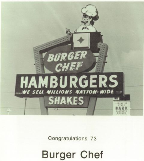 Burger Chef -  Ludington 1973 (newer photo)